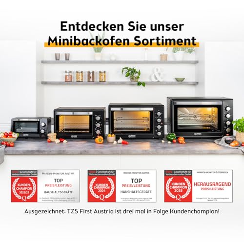 Thumbnail 7 de TZS First Austria Mini-Backofen 20L mit Umluft – kompakt, vielseitig & zuverlässig