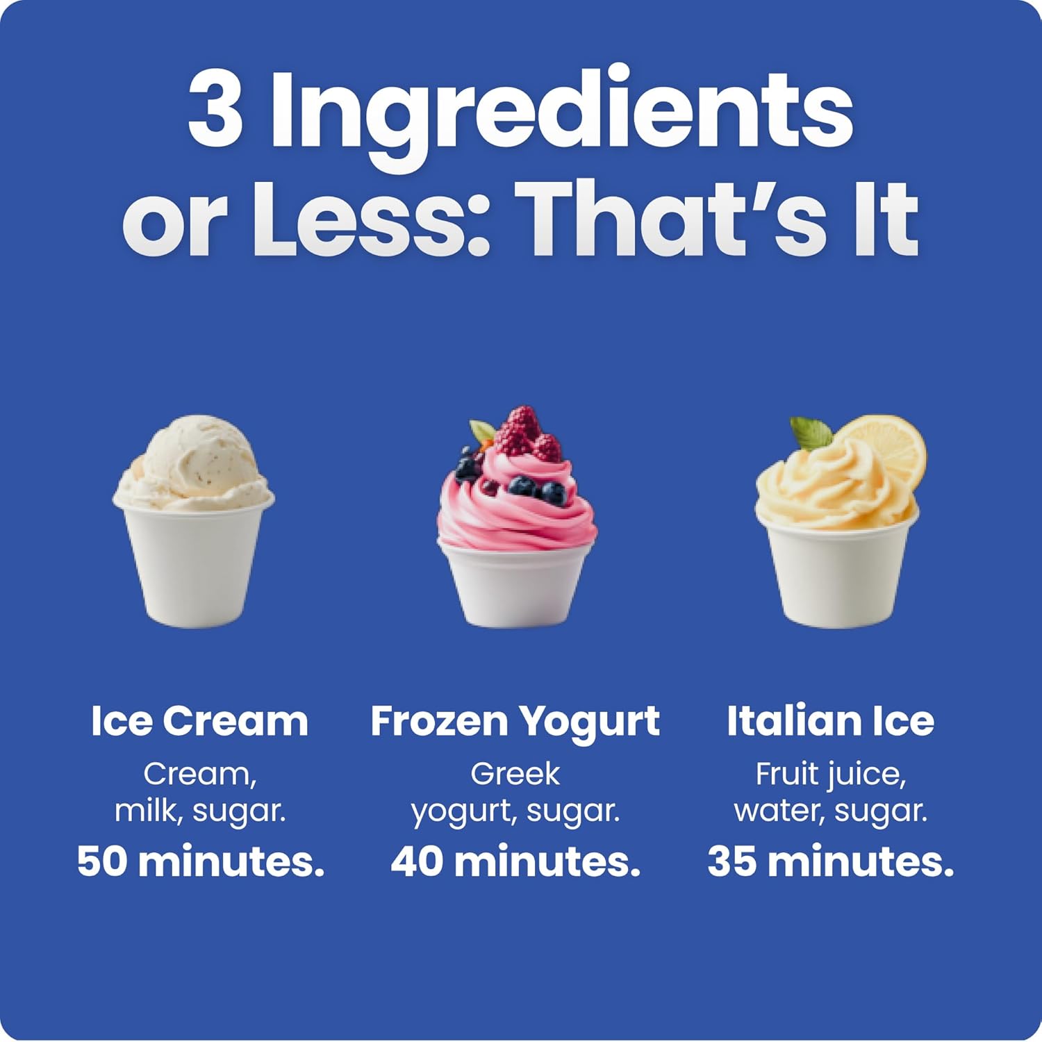 Thumbnail 2 de Chefman Iceman Ice Cream Maker