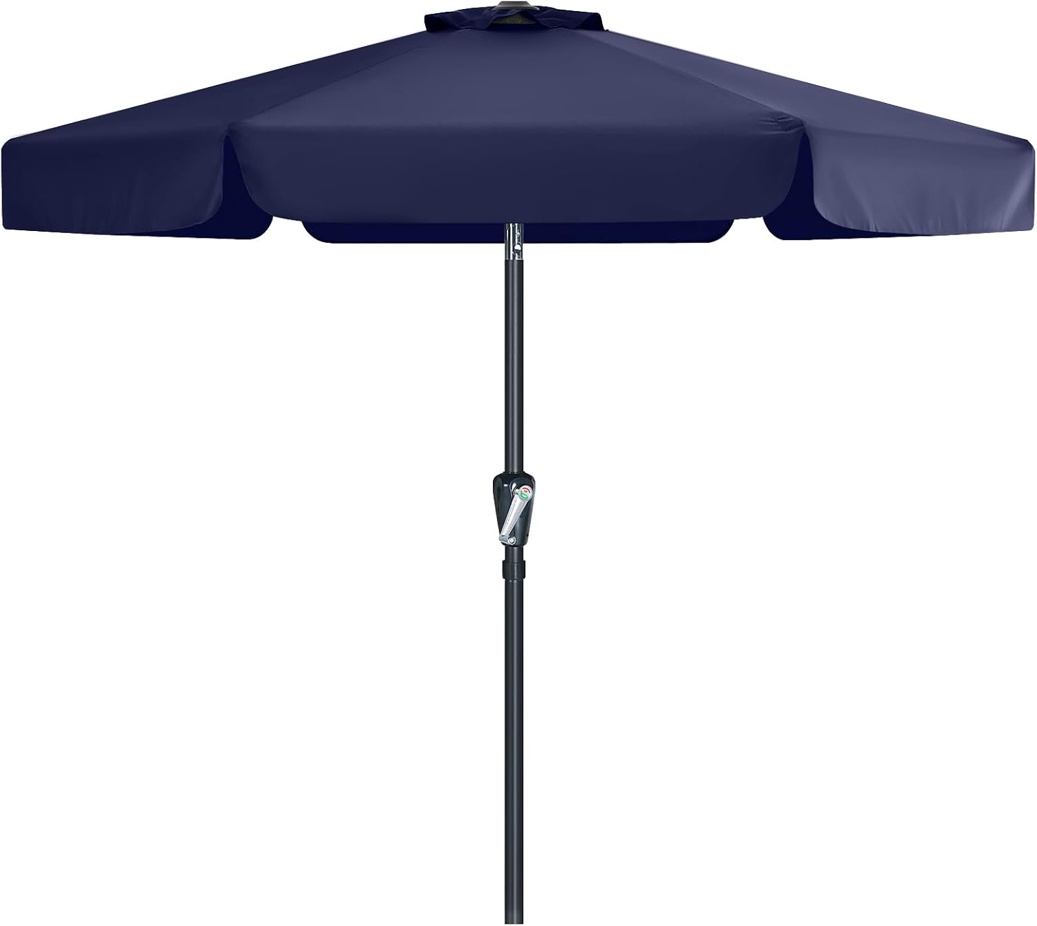 Detalle de MasterCanopy Valance Patio Umbrella for Outdoor Table, 2.3M, Navy Blue