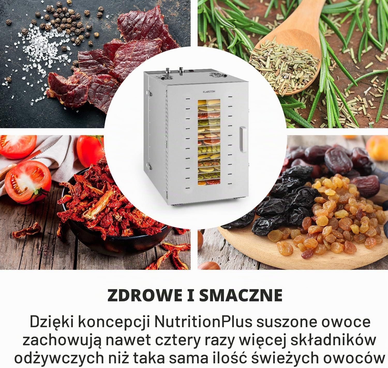 Thumbnail 4 de Klarstein Master Jerky 16 – suszarka do żywności 1500 W, 16 poziomów