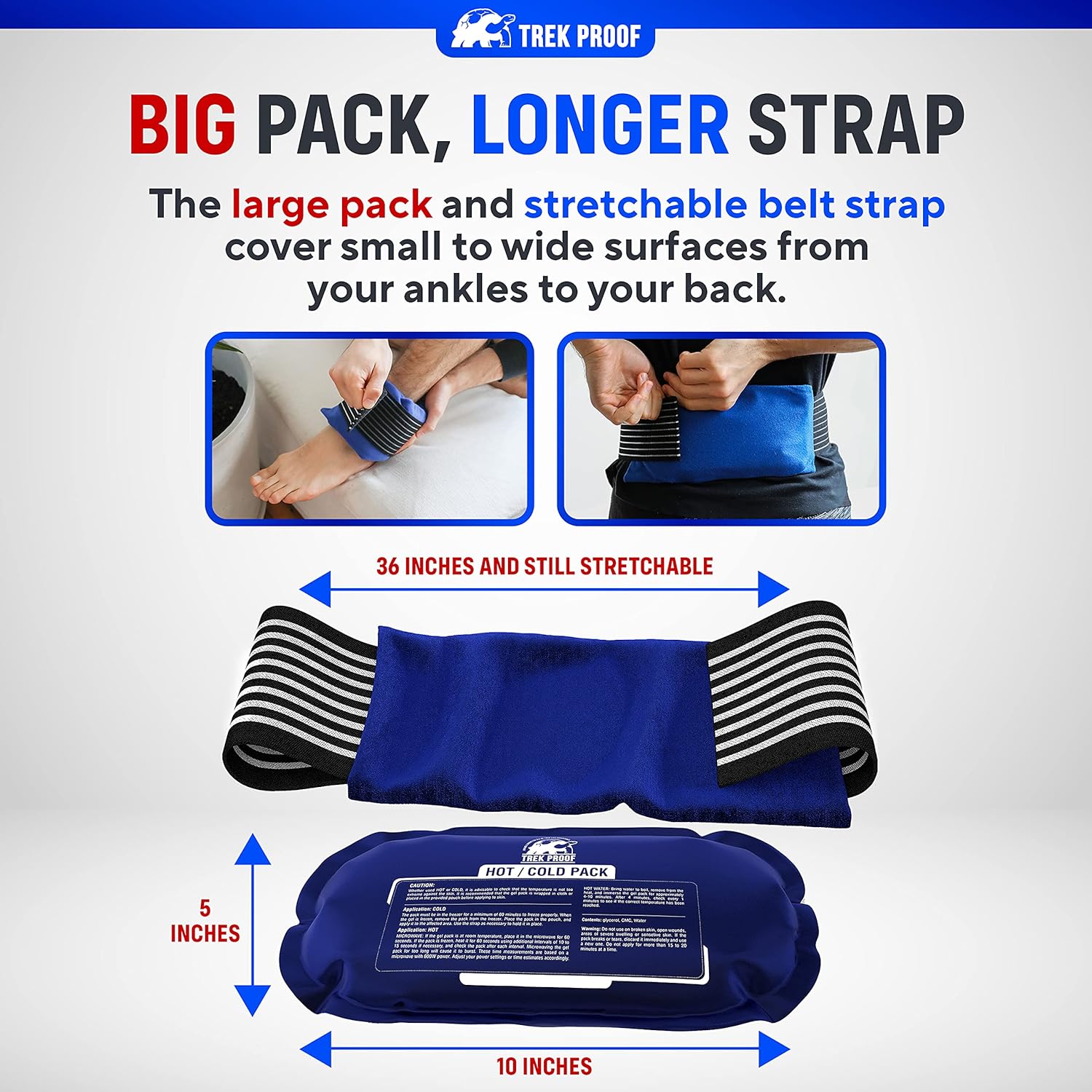 Detalle 2 de Classic Ice Packs for Injuries 3-Pack