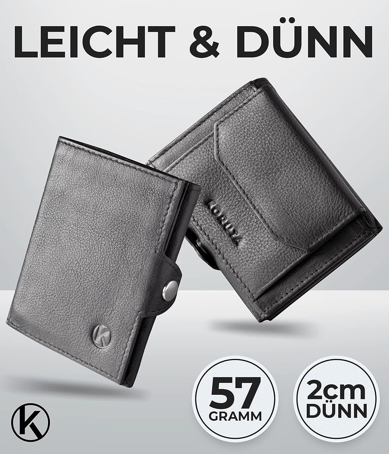 Thumbnail 5 de KORUTA Slim Wallet RFID Schutz