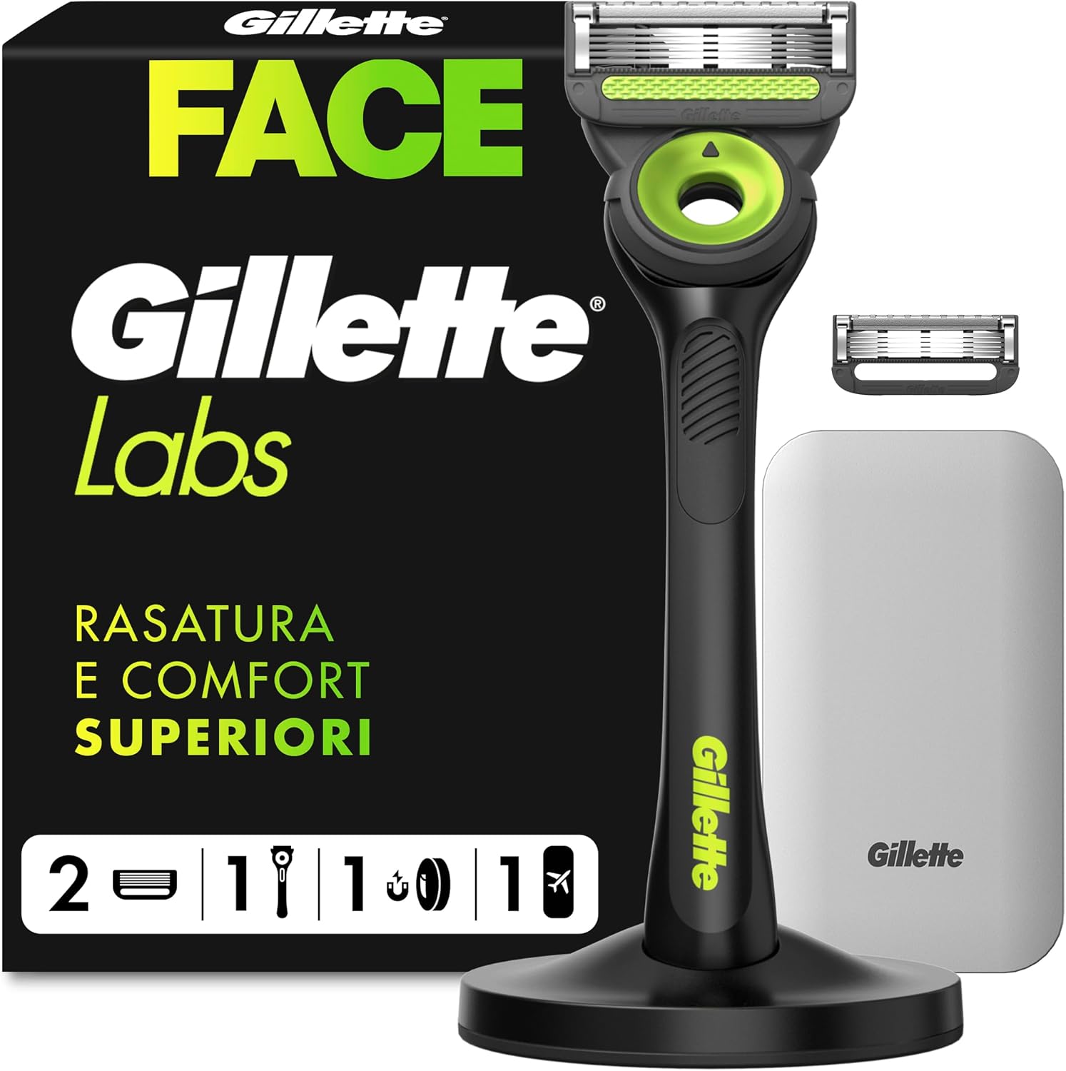 Detalle de Gillette LABS RASOIO UOMO 2 lamette 🪒