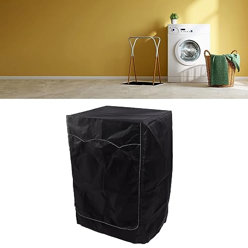 Detalle de Wifehelper Front-Loading Washing Machine and Dryer Covers (60 x 60 x 88cm) – Practical Weatherproof Shield