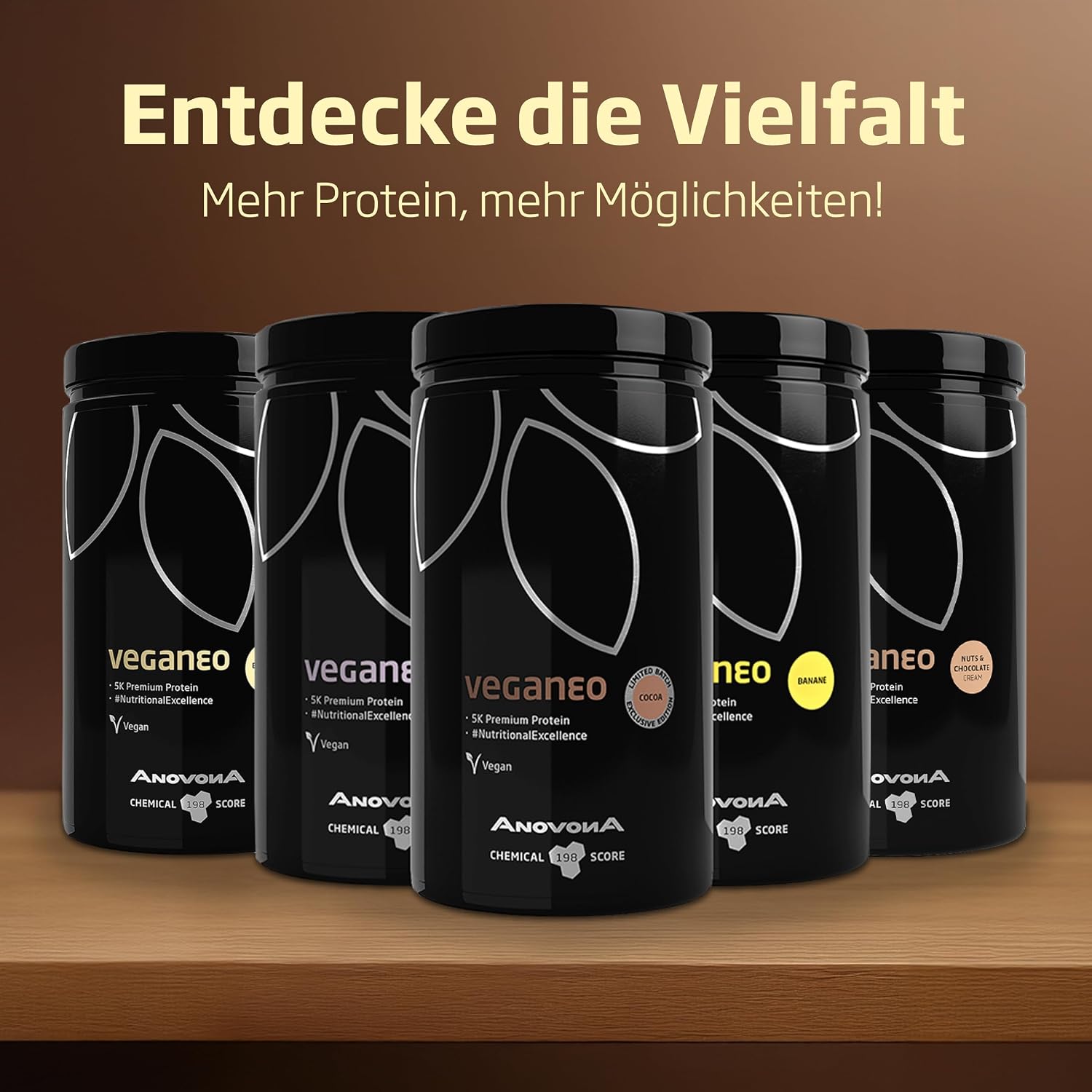 Thumbnail 6 de AnovonA veganeo veganes Proteinpulver 450g