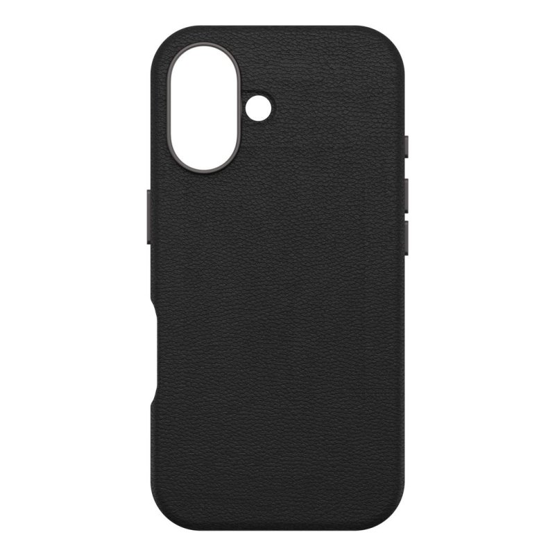 Detalle de OtterBox Symmetry Series Cactus Leather Cover Negro para iPhone 16