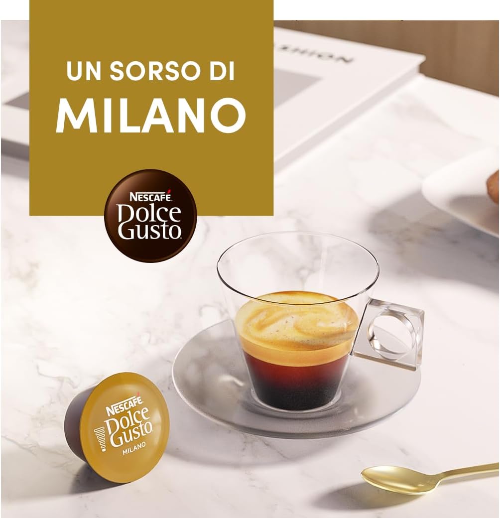 Thumbnail 6 de NESCAFÉ Dolce Gusto Espresso Milano Caffè – 96 capsule compatibili (6 confezioni da 16)