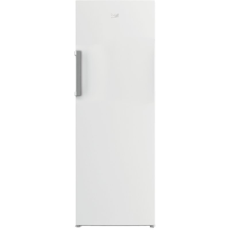 Detalle de Beko RFNE290L41WN: Congelador vertical 256 L en blanco con ProSmart Inverter y puerta reversible
