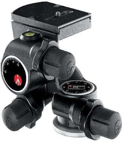 Detalle de Manfrotto Rotule Junior Geared pour Trépied d'Appareil Photo – Haute Précision et Fluidité