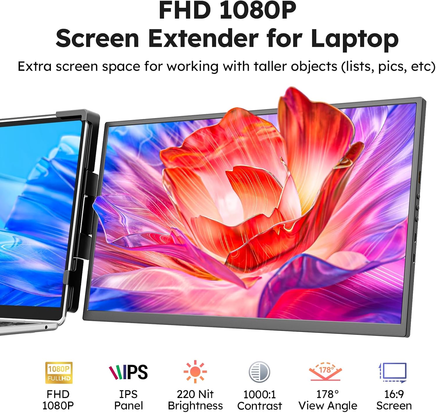 Detalle 2 de Dopesplay 15.6" Portable FHD External Monitor