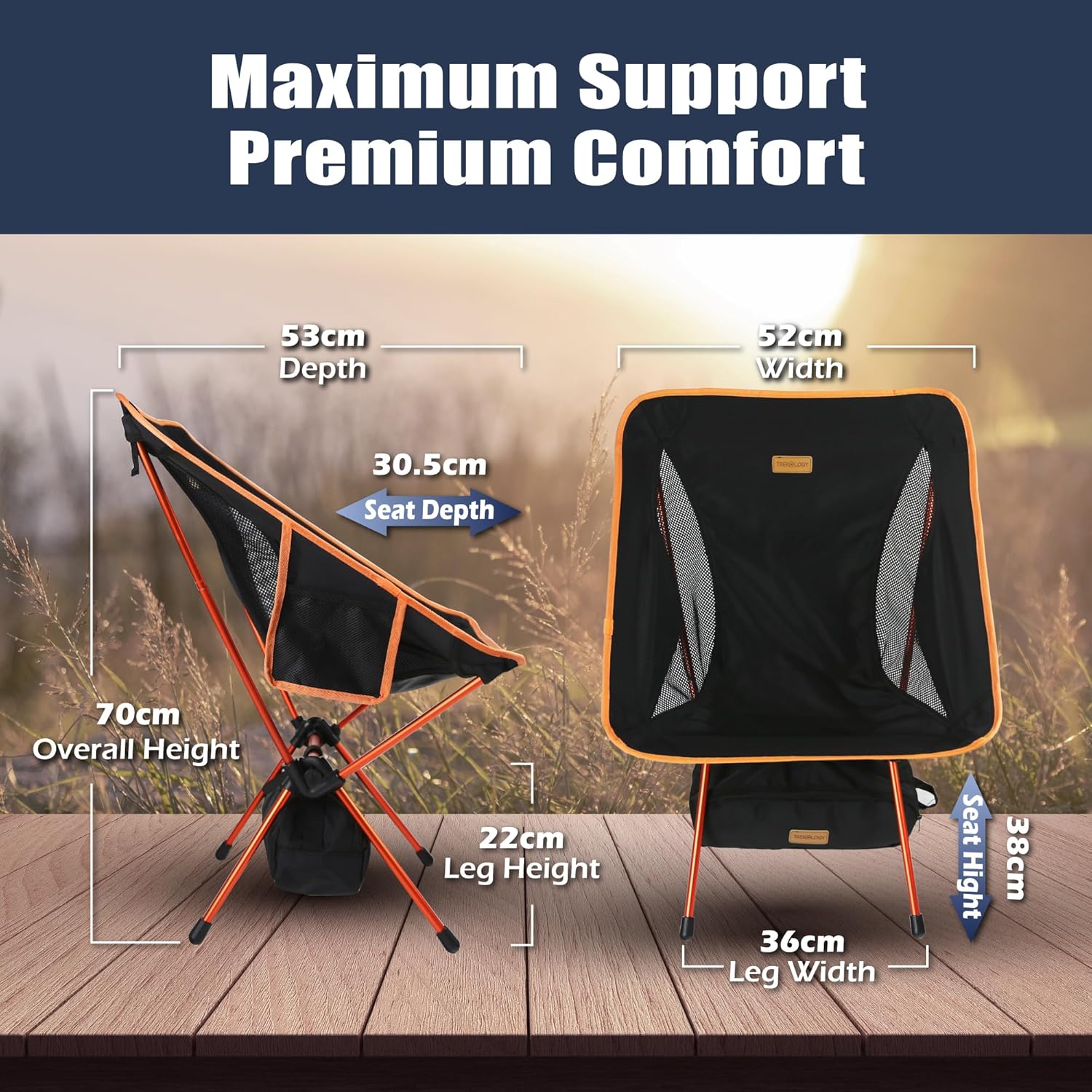 Thumbnail 2 de TREKOLOGY YIZI GO camping chair, 0.9 kg