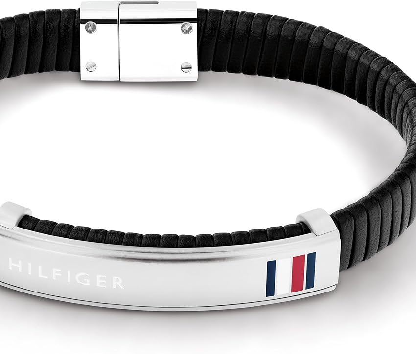 Thumbnail 1 de Tommy Hilfiger 2790349 Pulsera de cuero negra 🧿