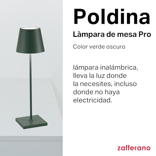 Thumbnail 1 de Zafferano Poldina Pro: Lámpara de Mesa Recargable 🌟