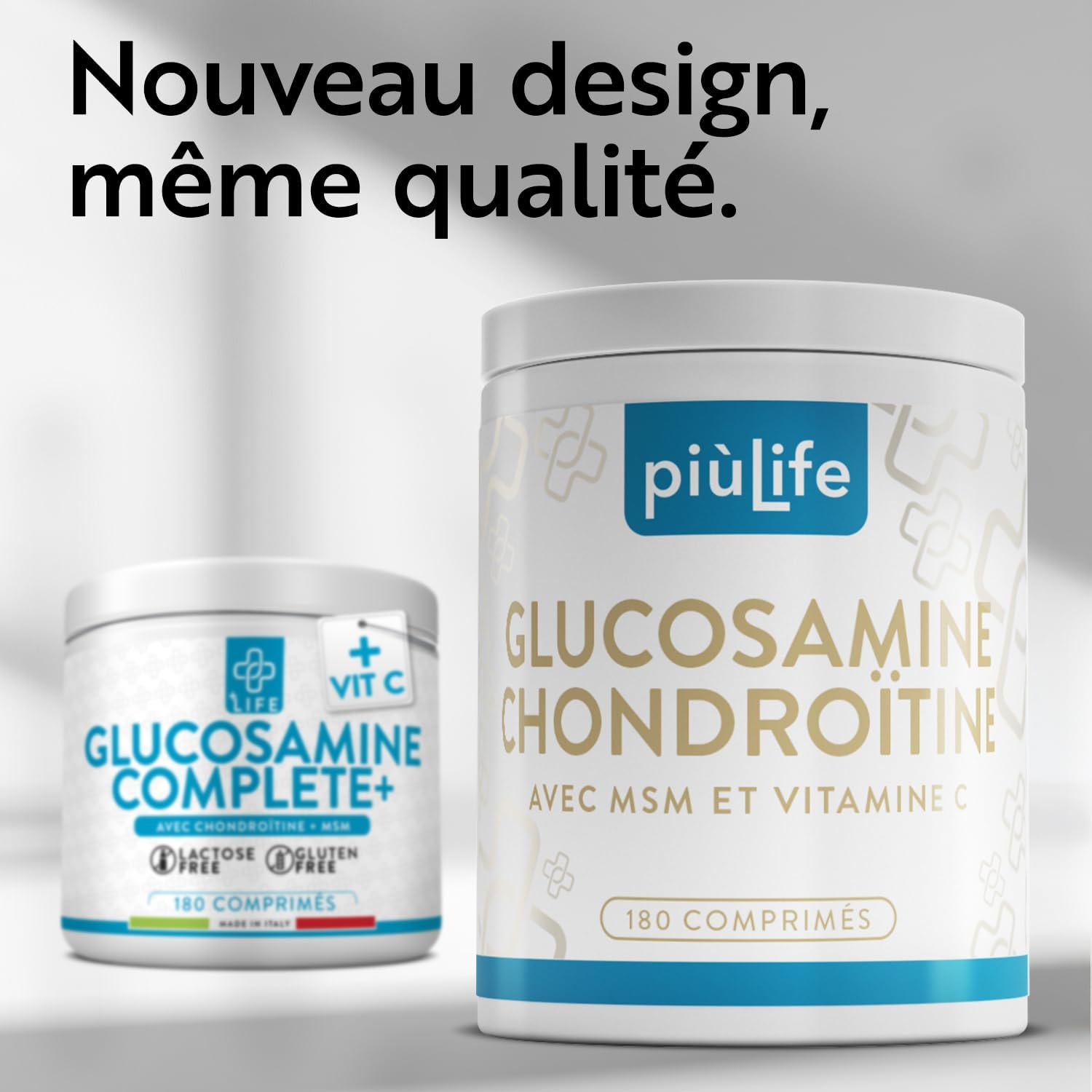 Detalle 2 de PiùLife Glucosamine 180 comprimés 💊