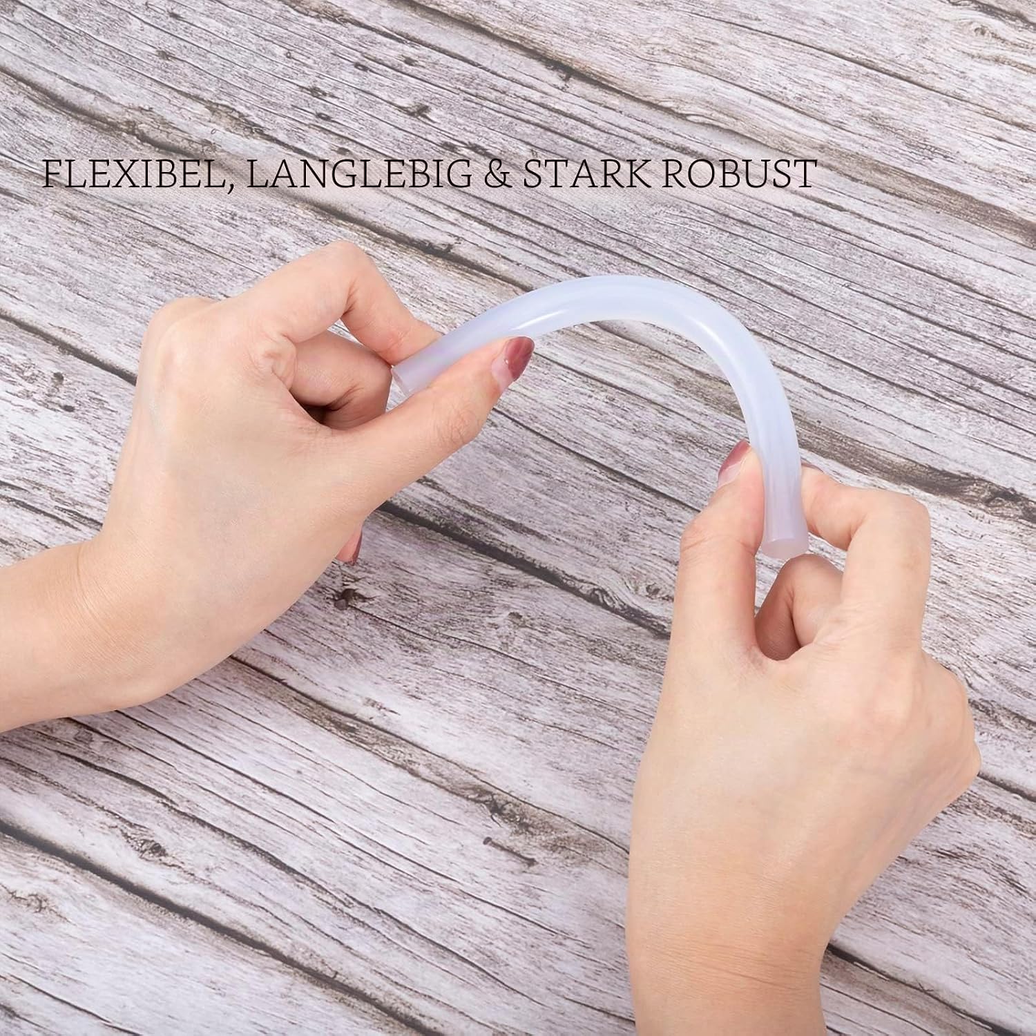 Detalle 2 de Beeway Heißklebepatronen 55 Stück, 11 mm Ø x 100 mm – transparente, schnelltrocknend