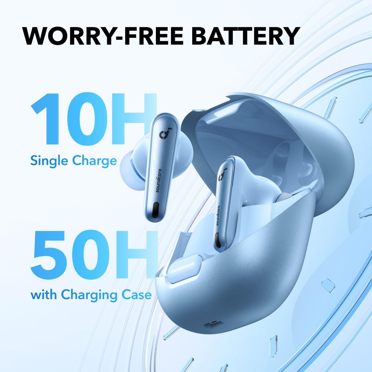 Thumbnail 4 de soundcore Liberty 4 NC 50H battery earbuds