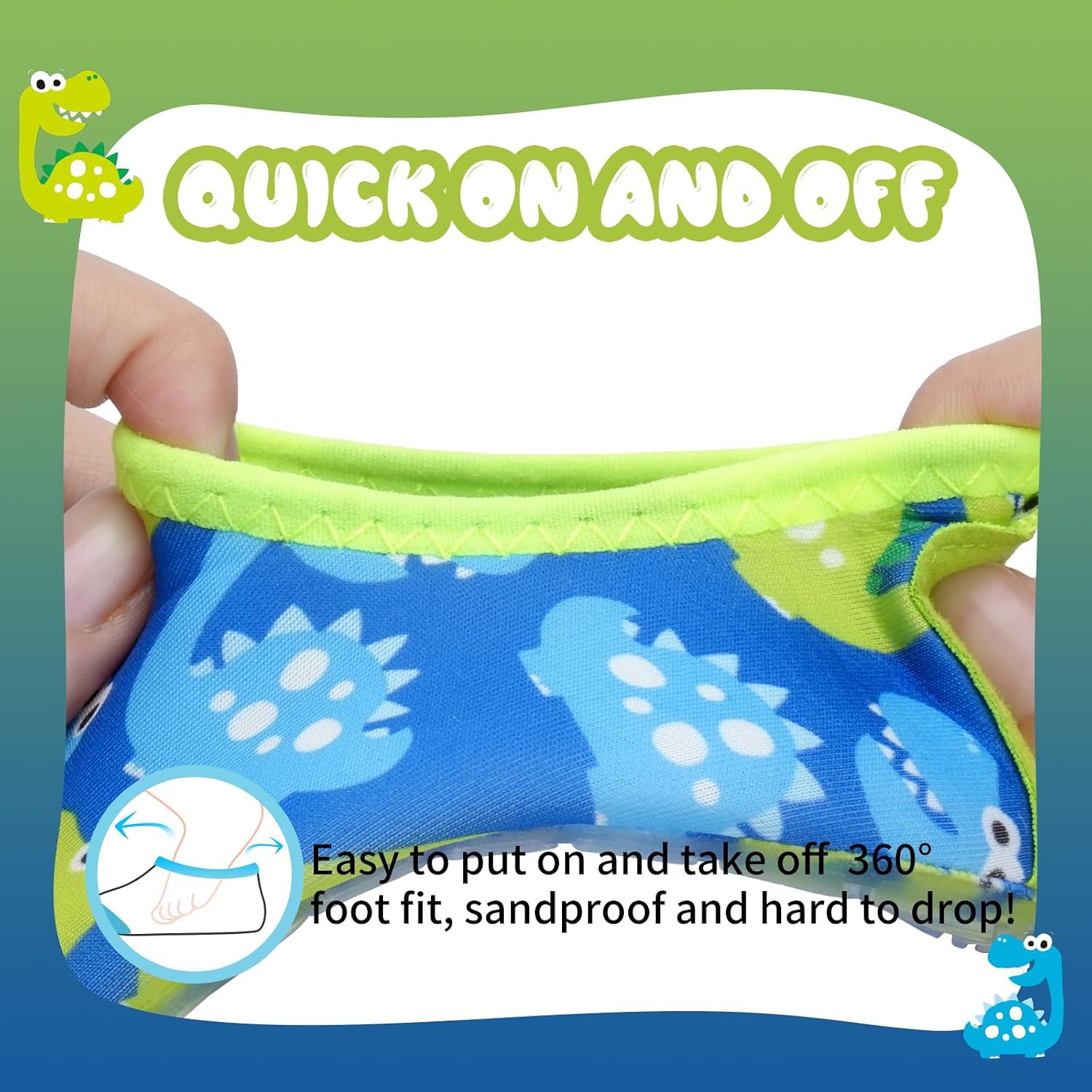 Detalle de Kids water shoes for kids quick dry