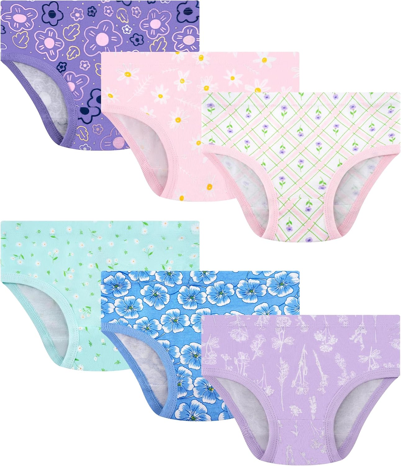 Thumbnail 6 de DAUGHTER QUEEN Girls' Cotton Underwear, 6-Pack