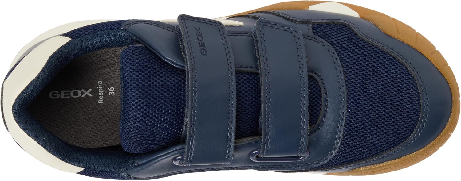 Detalle de Geox J Rann-e Boy A: Scarpe da ginnastica per bambini e ragazzi, traspiranti