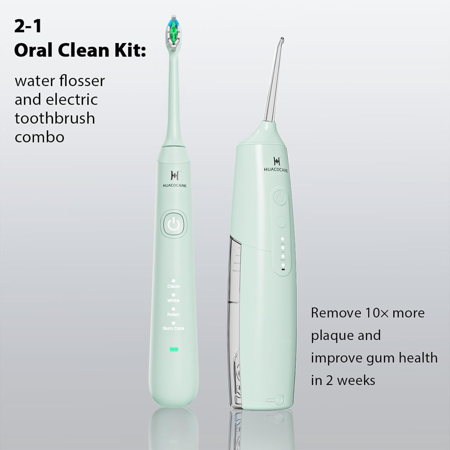Thumbnail 1 de 2-1 Oral Clean Kit Water Flosser & Toothbrush