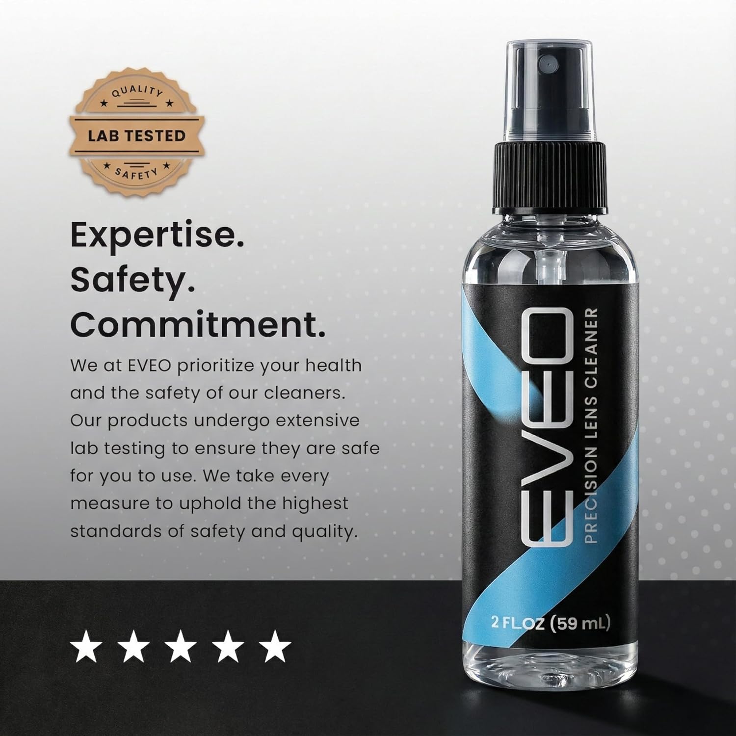 Detalle de EVEO Eyeglass Cleaner Kit with Microfiber Cloth