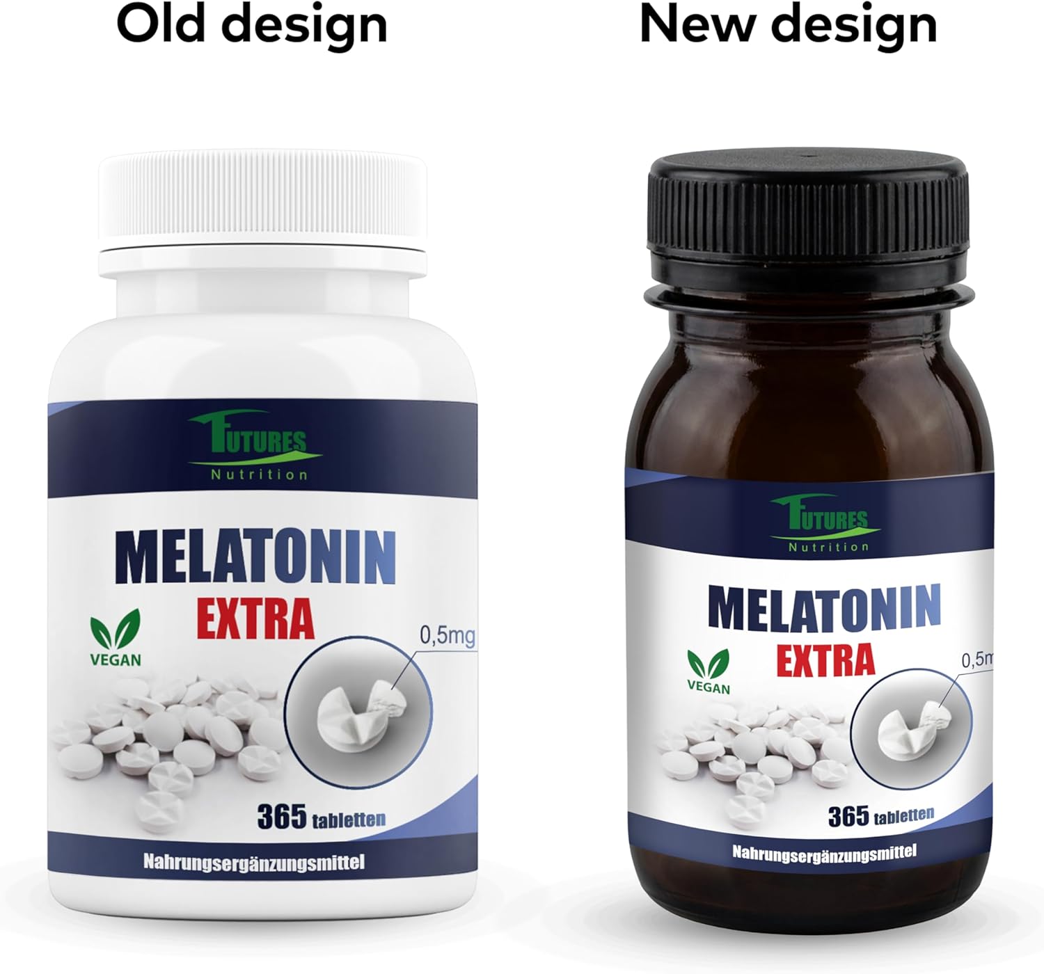 Detalle 2 de Melatonin Tabletten 0,5 mg von Futures Nutrition