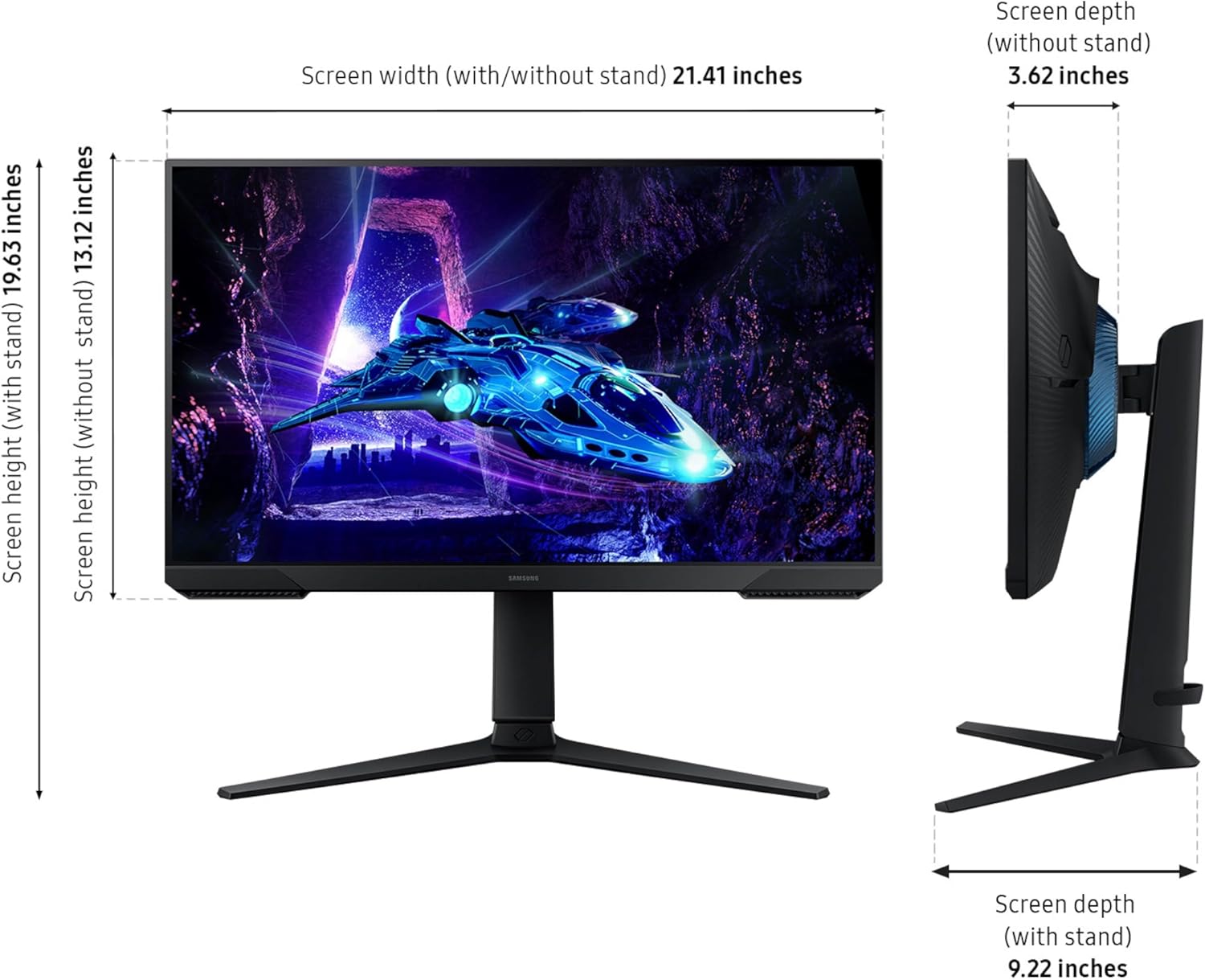 Detalle de Samsung Odyssey G3 24-inch FHD Gaming Monitor