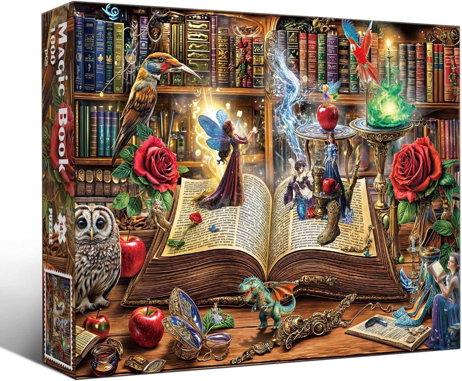 Thumbnail 2 de Puzzles 1000 Pieces Magic Book House 70x50cm
