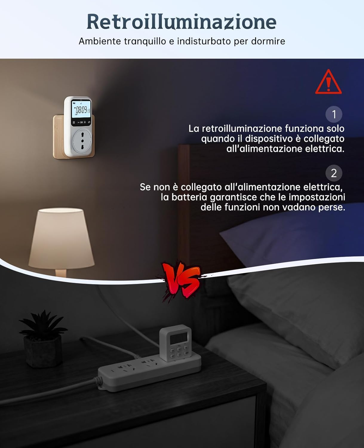 Thumbnail 4 de Voniobuy Timer Presa Elettrica Digitale con 18 Programmi al Secondo, Display Retroilluminato e Protezione Antifurto
