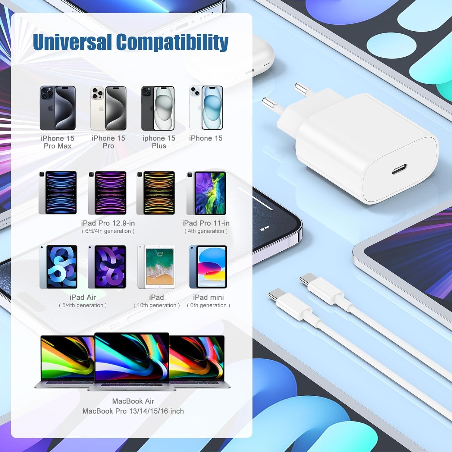 Thumbnail 5 de Chargeur iPhone 20W 2Pack