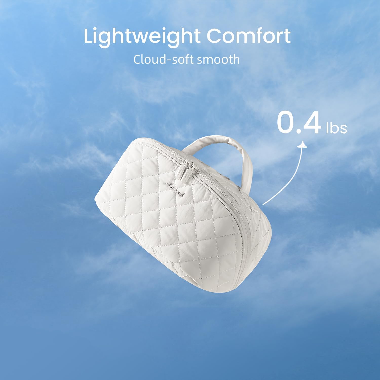 Detalle 2 de LOVEVOOK Kosmetiktasche Damen – Großes 180°-Flat-Design Schminktasche mit 5 Fächern, wasserdicht und maschinenwaschbar