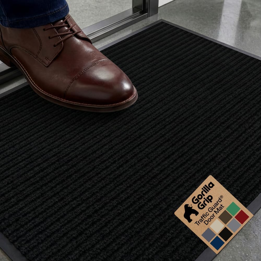 Detalle de Gorilla Grip Indoor/Outdoor Doormat, 29 x 17 Inches
