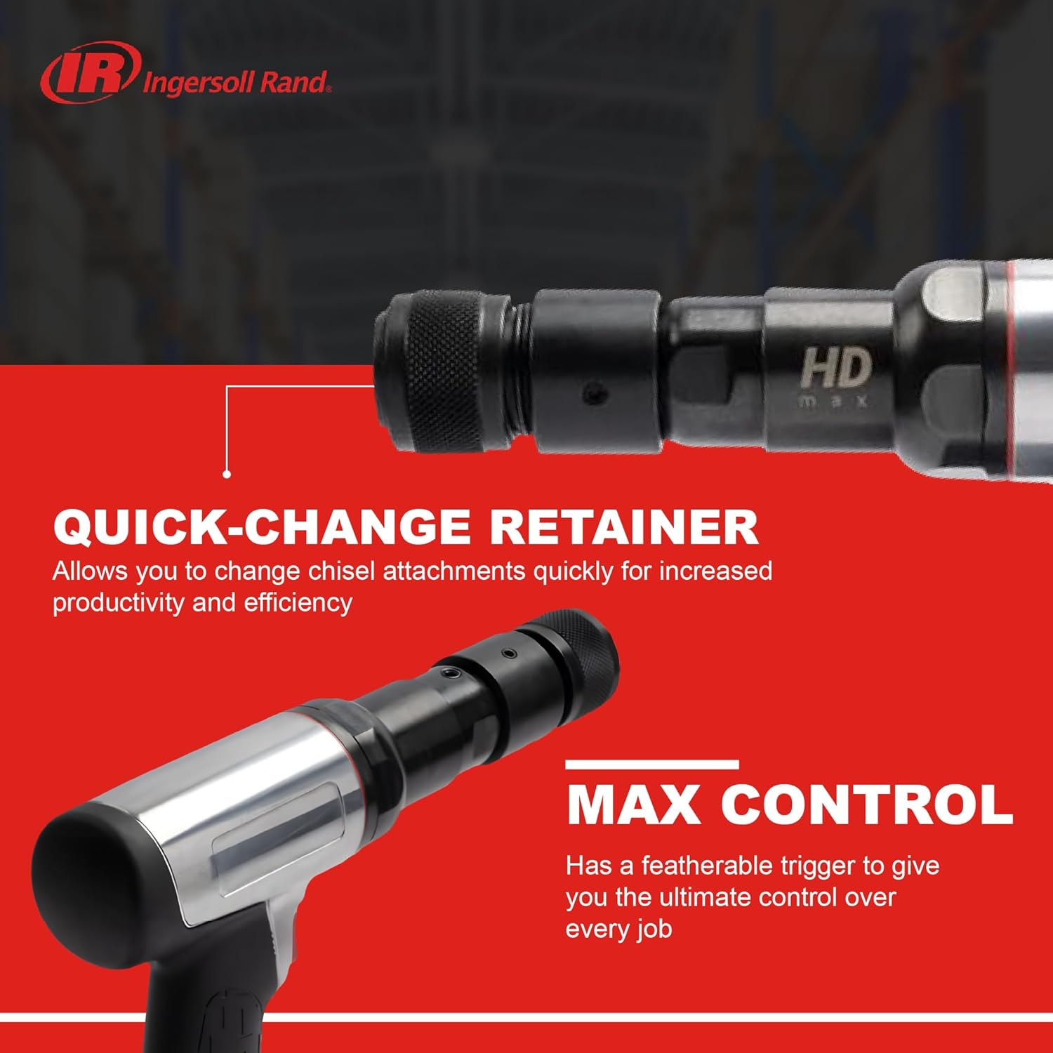 Detalle de Ingersoll Rand 135MAX Marteau pneumatique 2600 bpm