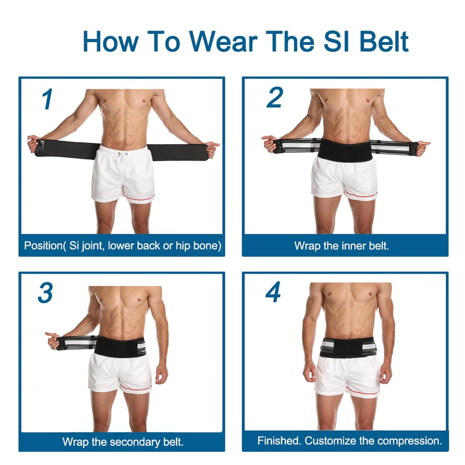 Thumbnail 5 de Paskyee Sciatica Belt (SI Joint Support Brace) for men and women