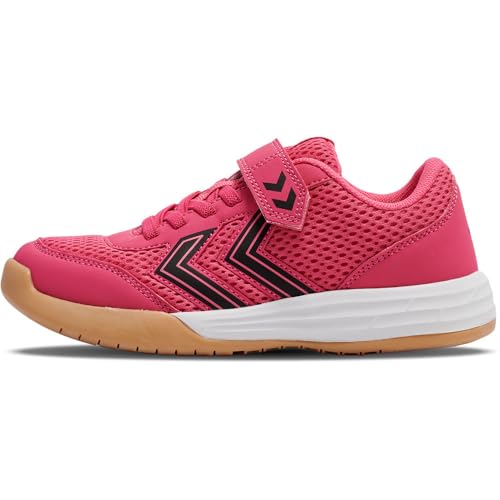 Detalle de hummel Kids Multiplay Flex Velcro Handball Schuh – Pink, Größe 38