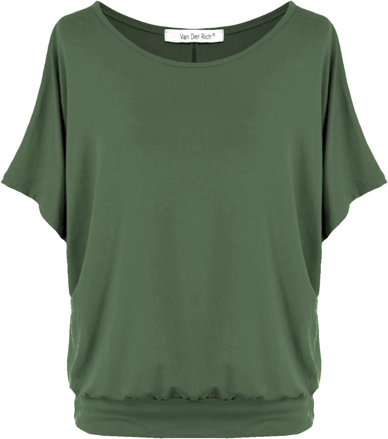 Detalle de Van Der Rich ® Oversize T-Shirt mit Fledermausärmeln – Damen