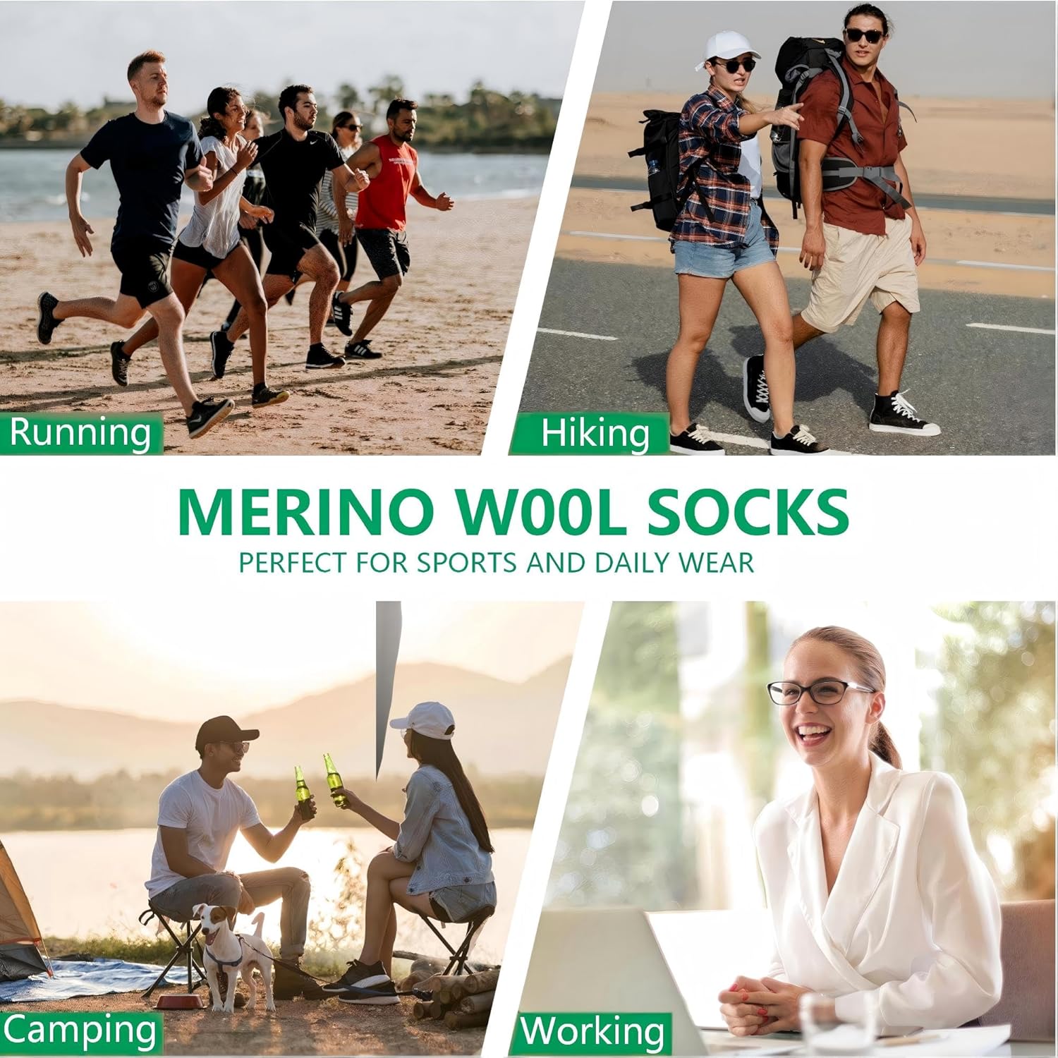 Thumbnail 5 de RZTT 90% merino wool socks 3 pairs