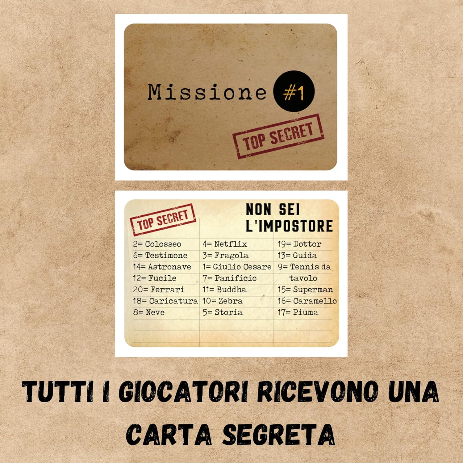 Thumbnail 1 de Oh Happy Games - L'Impostore: Riesci a scoprirlo? Bluff, creatività e sospetto nel gioco di parole