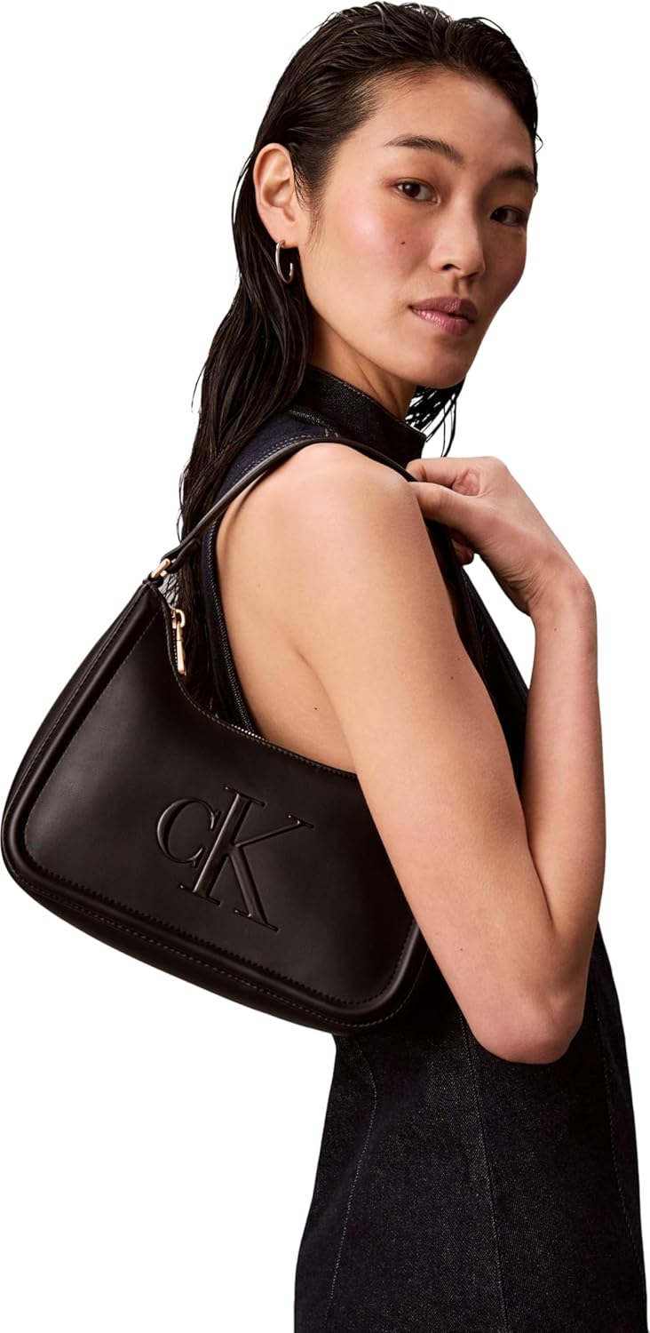 Detalle de Calvin Klein Women’s Bold Small Shoulder Bag with Logo