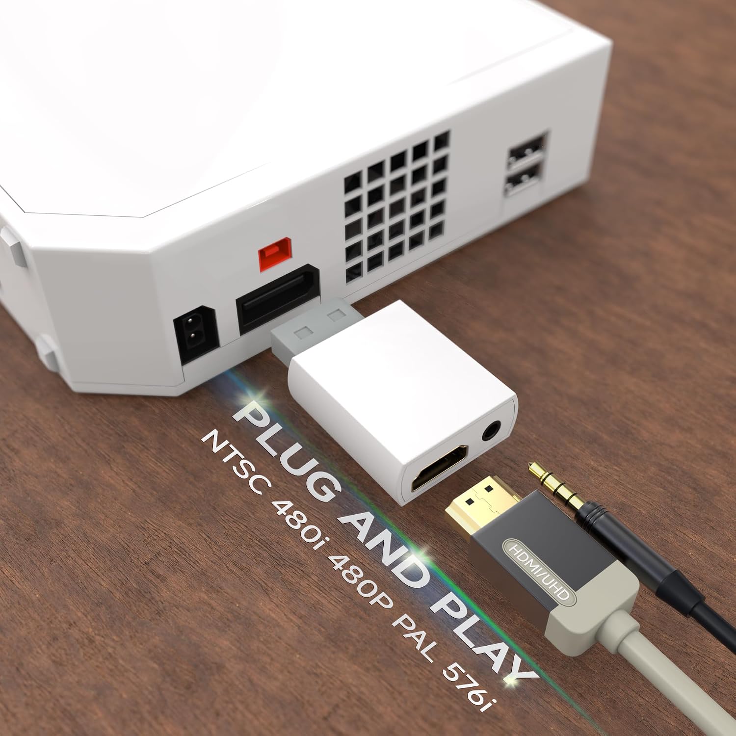 Detalle de MAYFLASH Wii HDMIコンバーター 3.5mm音声出力・小型プラグアンドプレイ対応