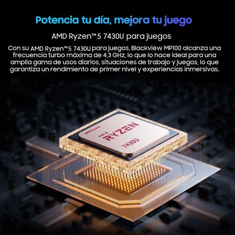 Detalle 2 de Blackview MP100PRO: Mini PC potente y silenciosa para creadores y empresas