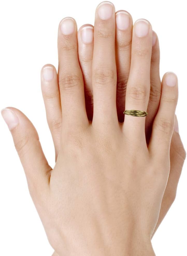 Thumbnail 2 de LES POULETTES BIJOUX – Bague Plaqué Or Triples Anneaux
