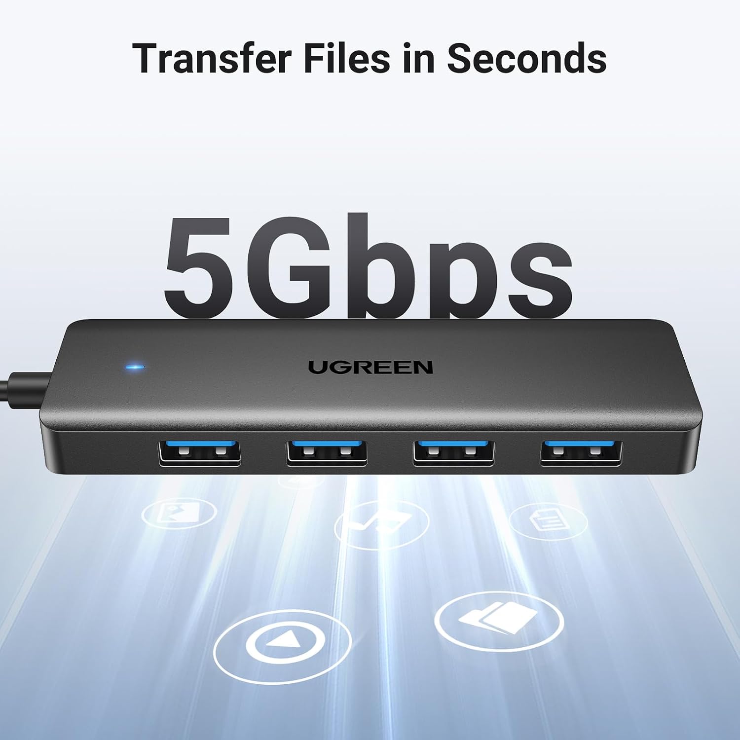 Detalle de UGREEN USB Hub, 4 Ports