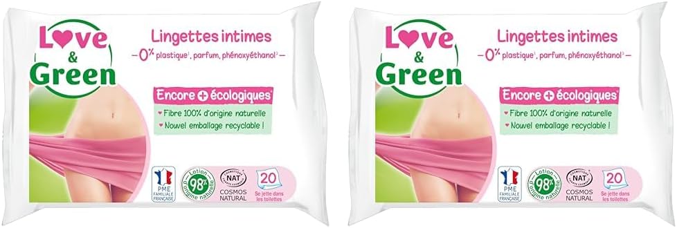 Detalle de Love & Green Gel Lavant Intime Hydratant Bio 200 ml — Douceur et respect de la flore