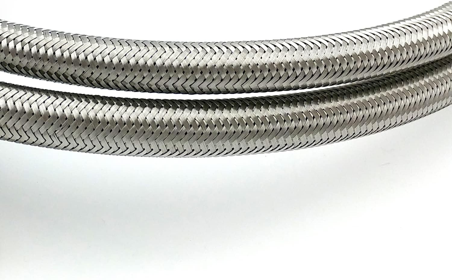 Thumbnail 6 de 1/2" x 3/4" BSP 500mm Long Flexible Braided Hose – Bath Tap Flex Connector