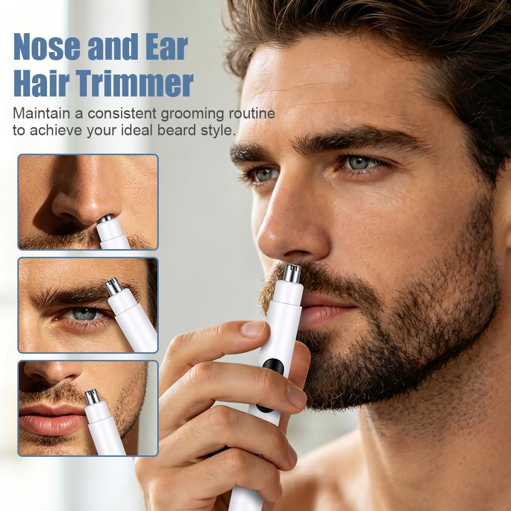 Thumbnail 2 de AOOSU Nose Hair Trimmer: Painless USB-Cordless Grooming Tool for Men and Women