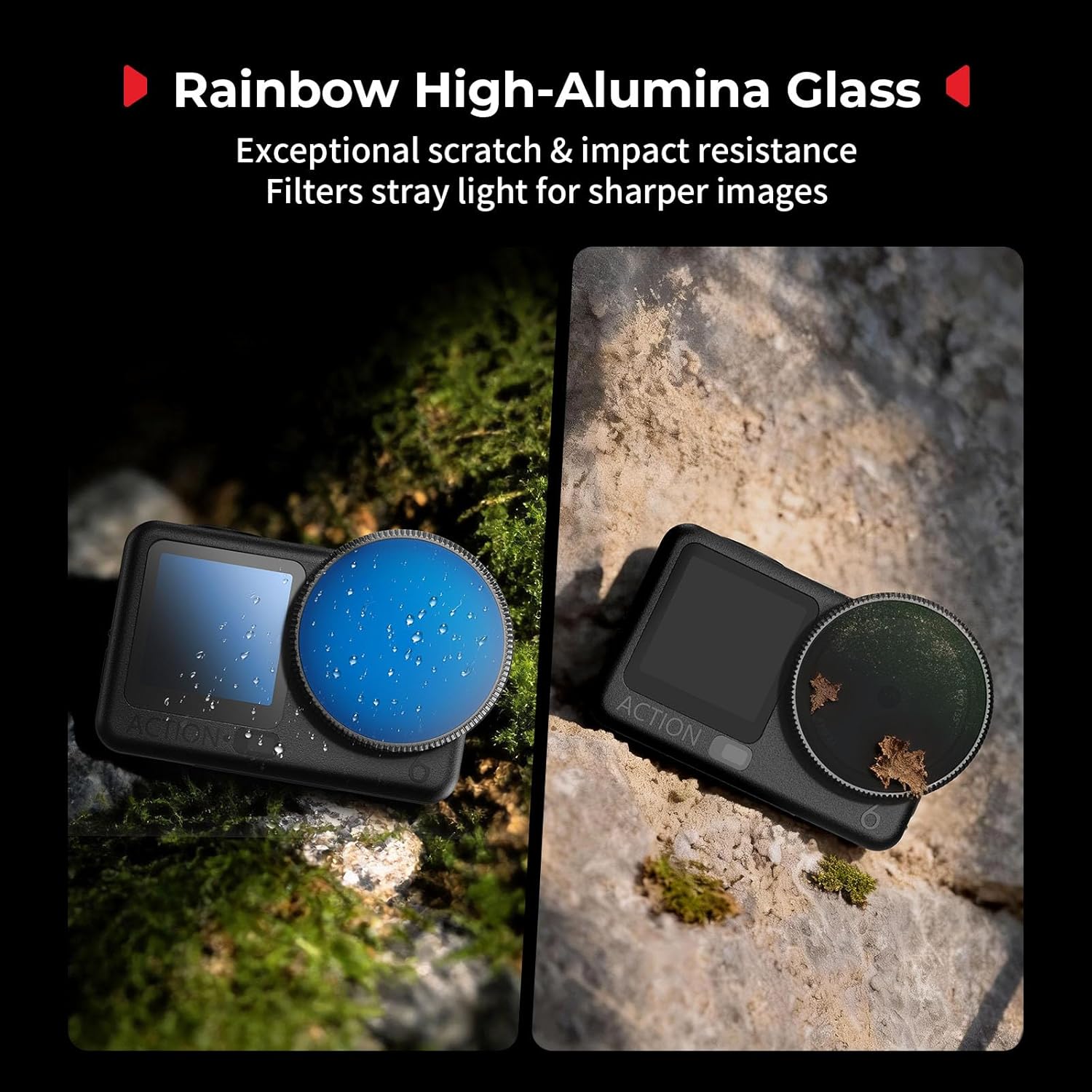 Thumbnail 5 de SmallRig Kit Filtri ND per DJI Osmo Action 6 – Set completo con CPL, ND8/ND16/ND32 e copriobiettivo