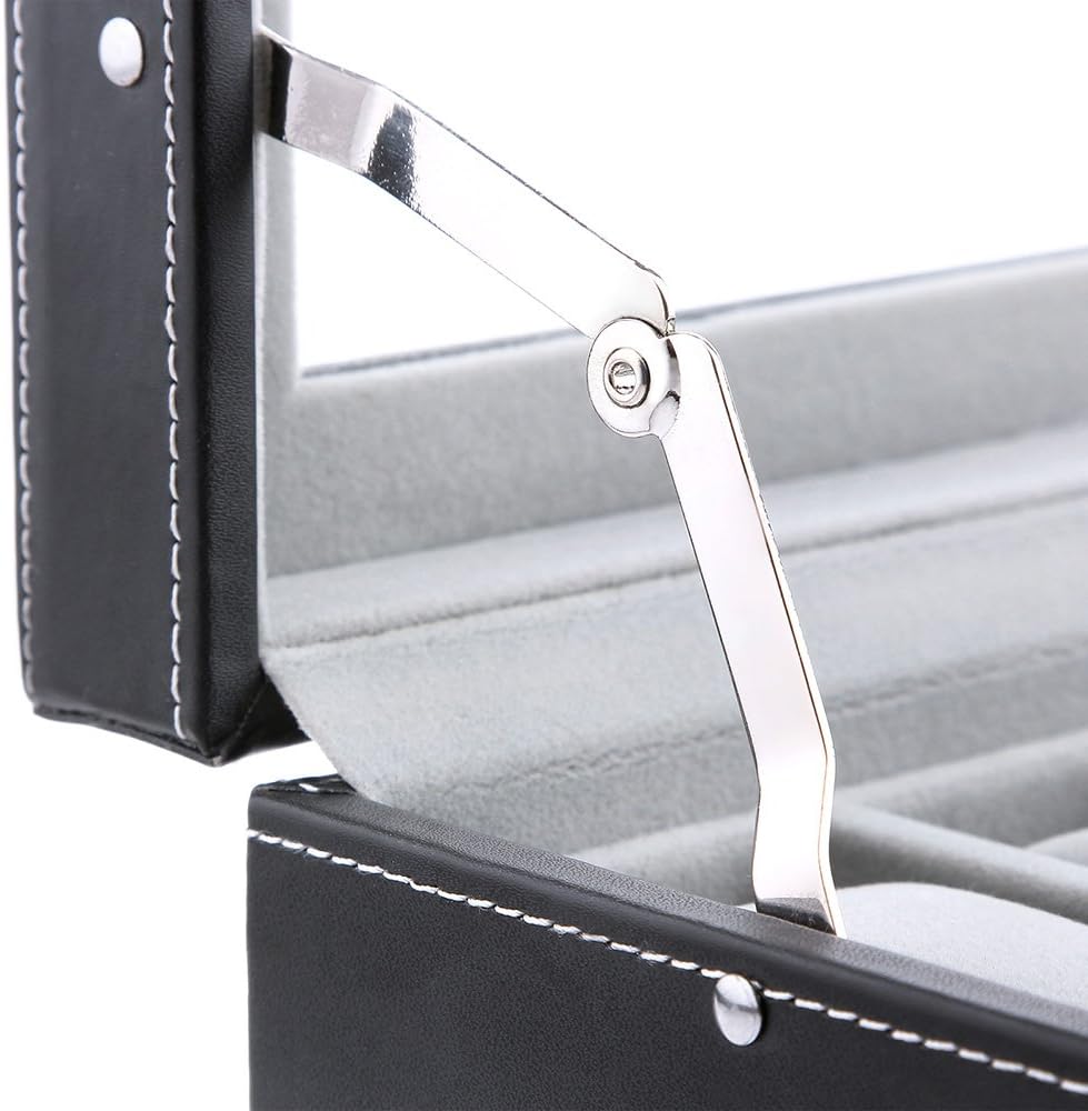 Detalle 1 de SONGMICS BRIDIE JWB020V1 horlogebox voor 20 horloges met glazen deksel