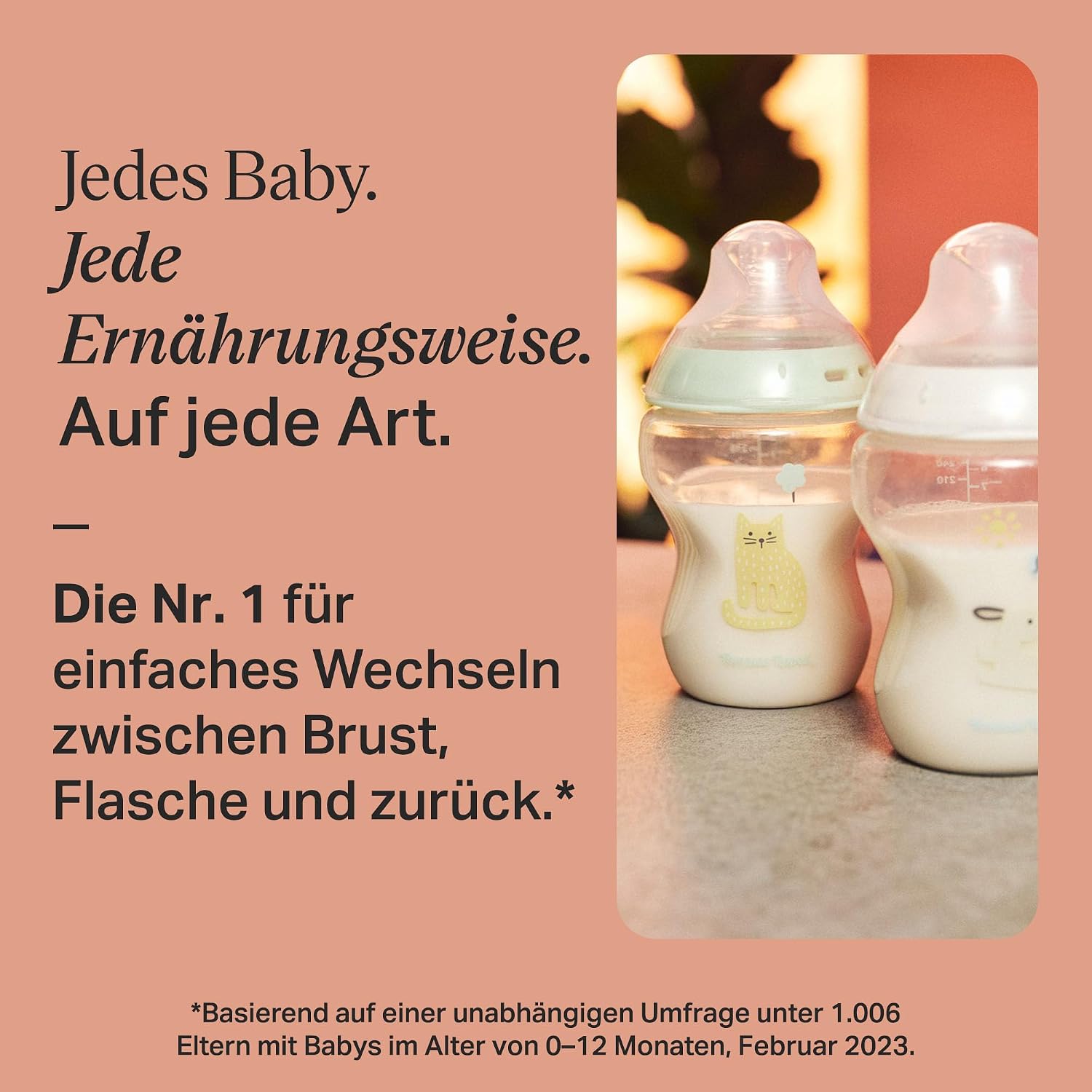 Thumbnail 2 de Tommee Tippee Natural Start Flasche 260 ml – 2er-Pack, 0m+, grün/weiß
