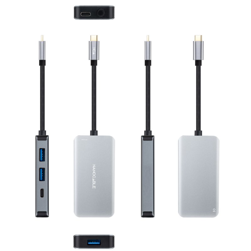 Thumbnail 3 de Nanocable Docking Hub 5 en 1 USB-C a USB 3.2/USB-C/USB-C PD
